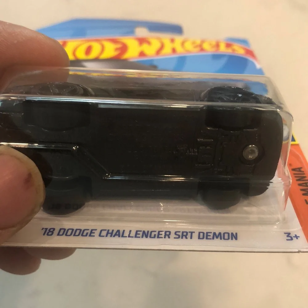 Black Dodge Challenger SRT Demon Toy Car